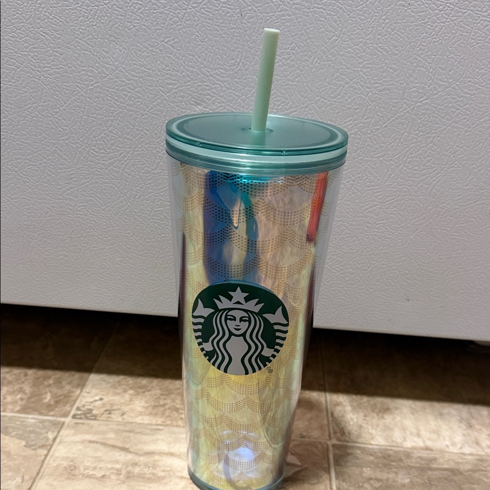 Starbucks Holographic Tumbler with Mint Lid